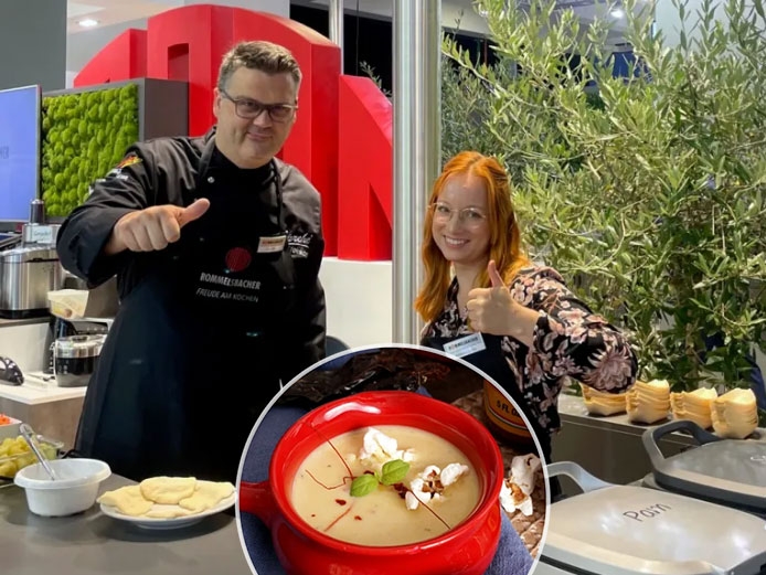 🧑‍🍳 IFA 2025 và món súp ngô đặc sắc từ Rommelsbacher